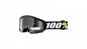 Очки детские 100% Strata Mini Goggle Black / Clear Lens (50033-00001)
