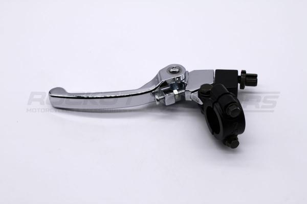 Рычаг сцепления в сборе с креплением TTR-125/KAYO 125-190 (откидной, хром) Rockot-Motors