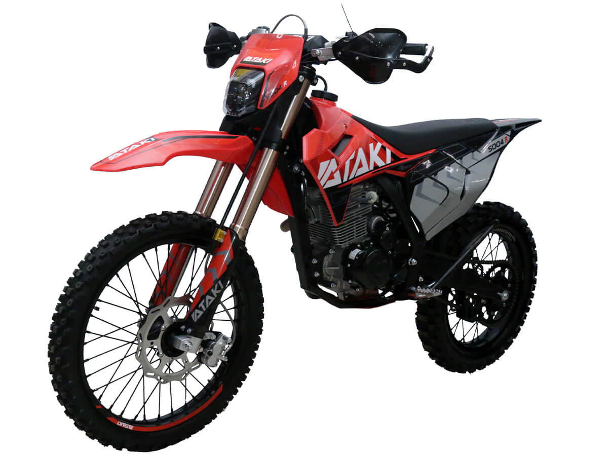 Мотоцикл кроссовый ATAKI S004-R 300 (4T PR300) 21/18 красный