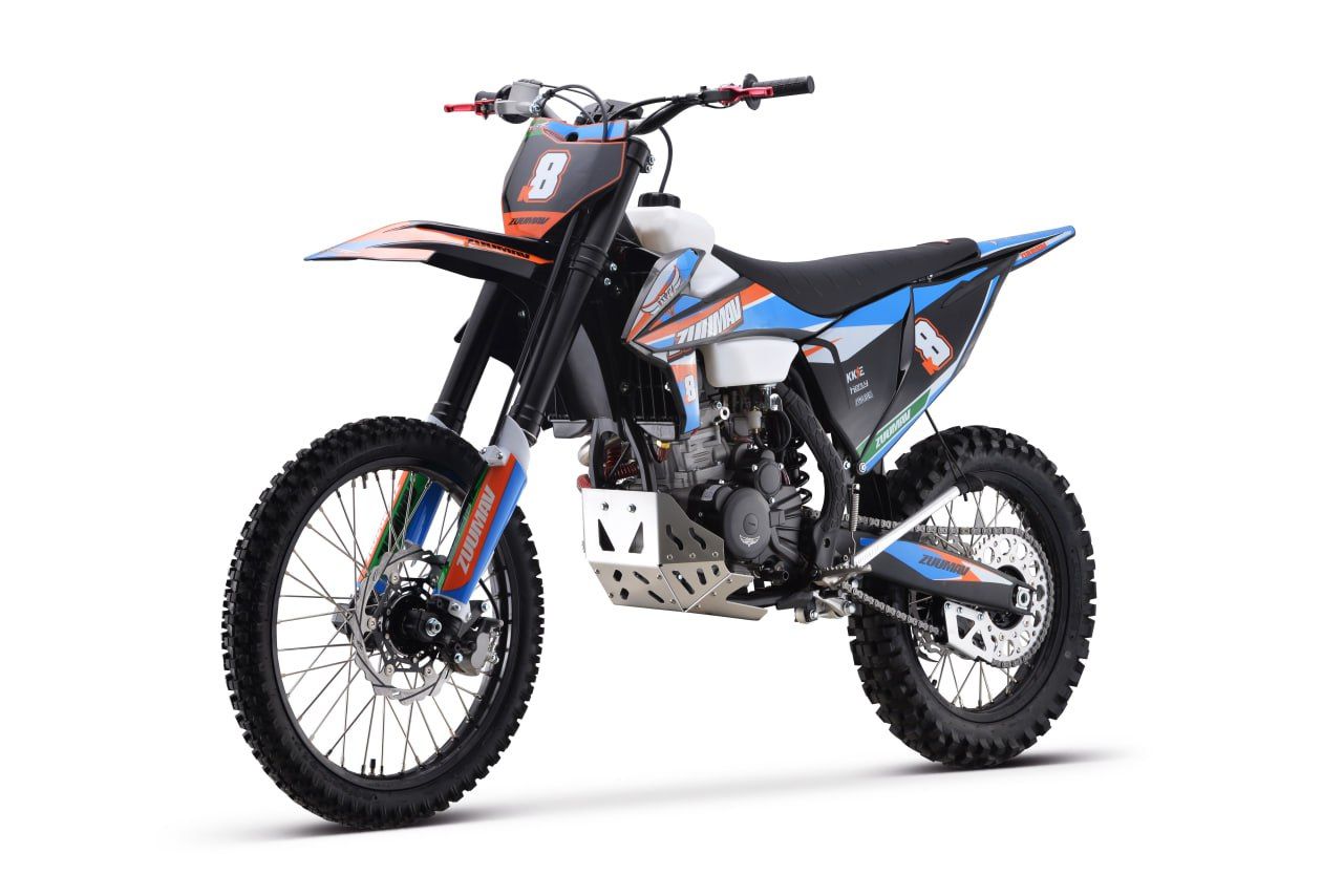 Мотоцикл кроссовый ZUUMAV K8 CB-300F синий