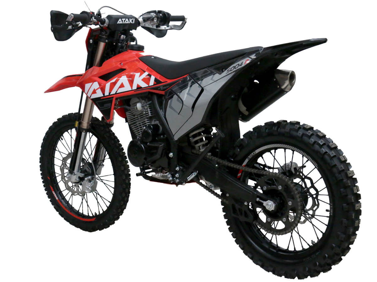 Мотоцикл кроссовый ATAKI S004-R 300 (4T PR300) 21/18 красный