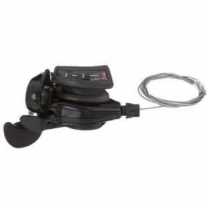 Шифтеры Microshift TS50-L, 3 скорости, с тросом 1800 мм.
