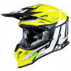 Шлем кроссовый JUST1 J39 POSEIDON (черный/Hi-Vis желтый/белый матовый, 2XL,1560035-880-6155)