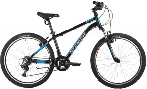24"Велосипед STINGER ELEMENT STD черный, алюминий, размер 12"