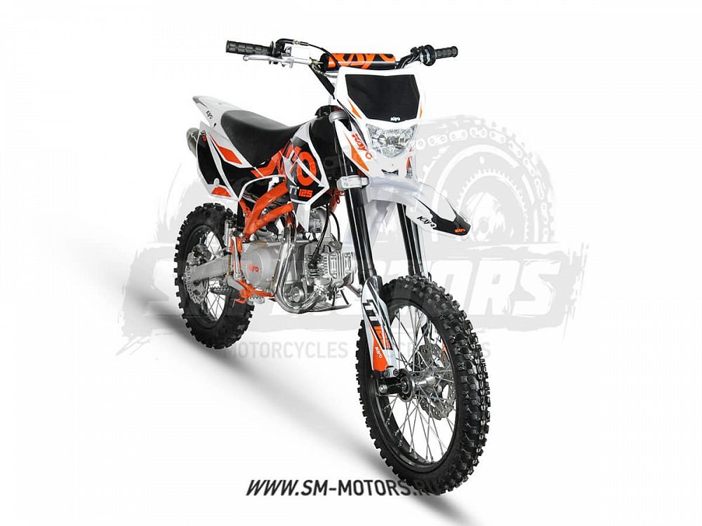 Питбайк KAYO BASIC TT125EM 17/14 KRZ (механ. сцепл., эл. стартер 2022 г.)