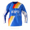 Футболка для мотокросса детская KAYO (синий/белый, XL, 020012-929-3903)