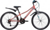 24" Велосипед Novatrack VALIANT сталь рама 10"  18-скор. V-brake (коралловый)