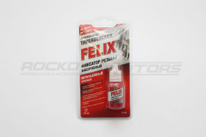 Фиксатор резьбы FELIX Thred Locker (неразъемный красный) 6мл