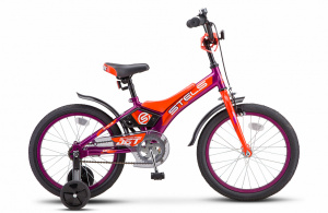 18" Велосипед Stels Jet 10 рама (Фиолетовый/оранжевый)																																				