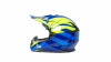 Шлем мото кроссовый HIZER 915 #6 (L) havy/neon/yellow/blue