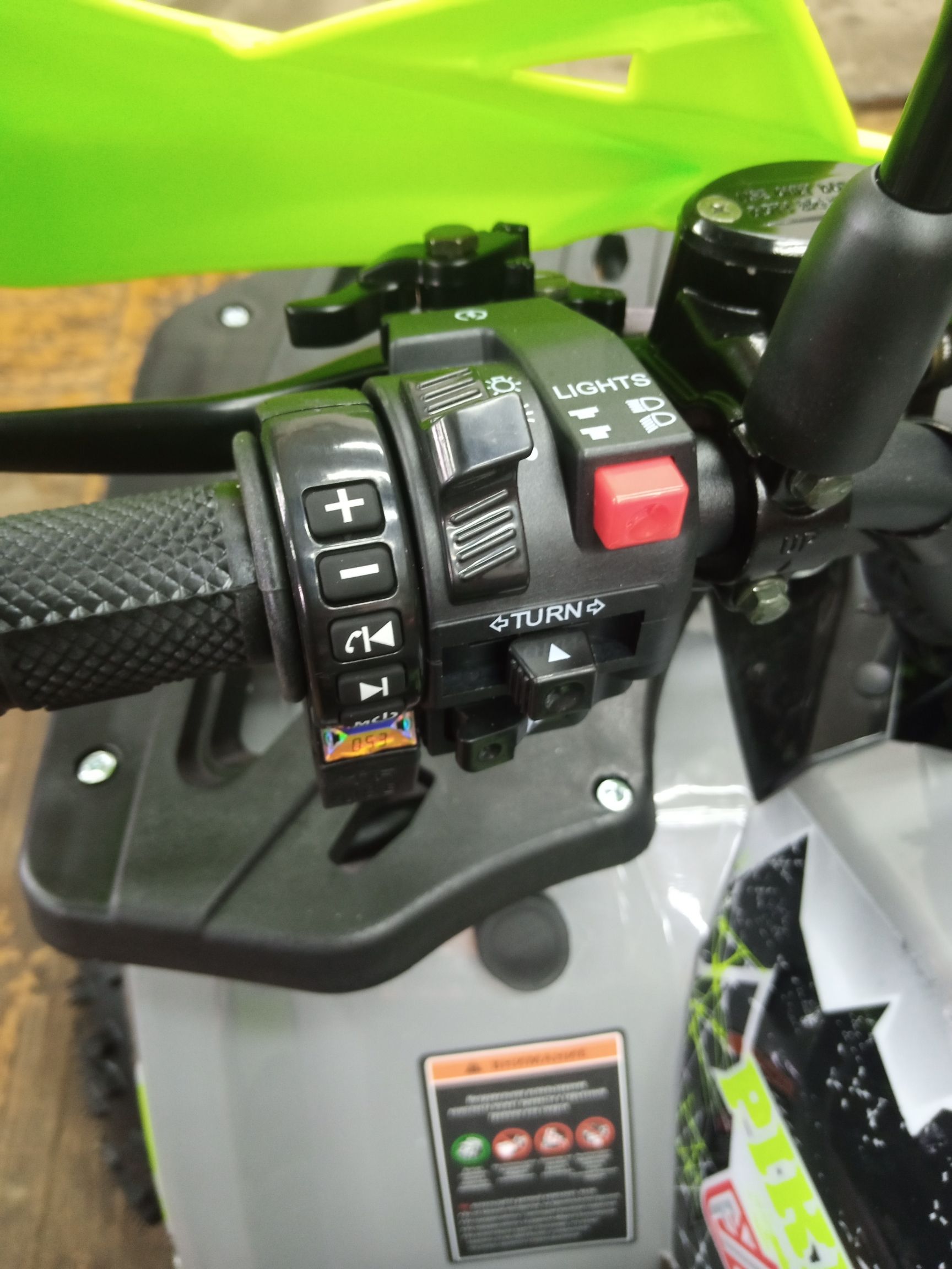 Комплект запчастей PIKE 125 PRO серо-зелёный