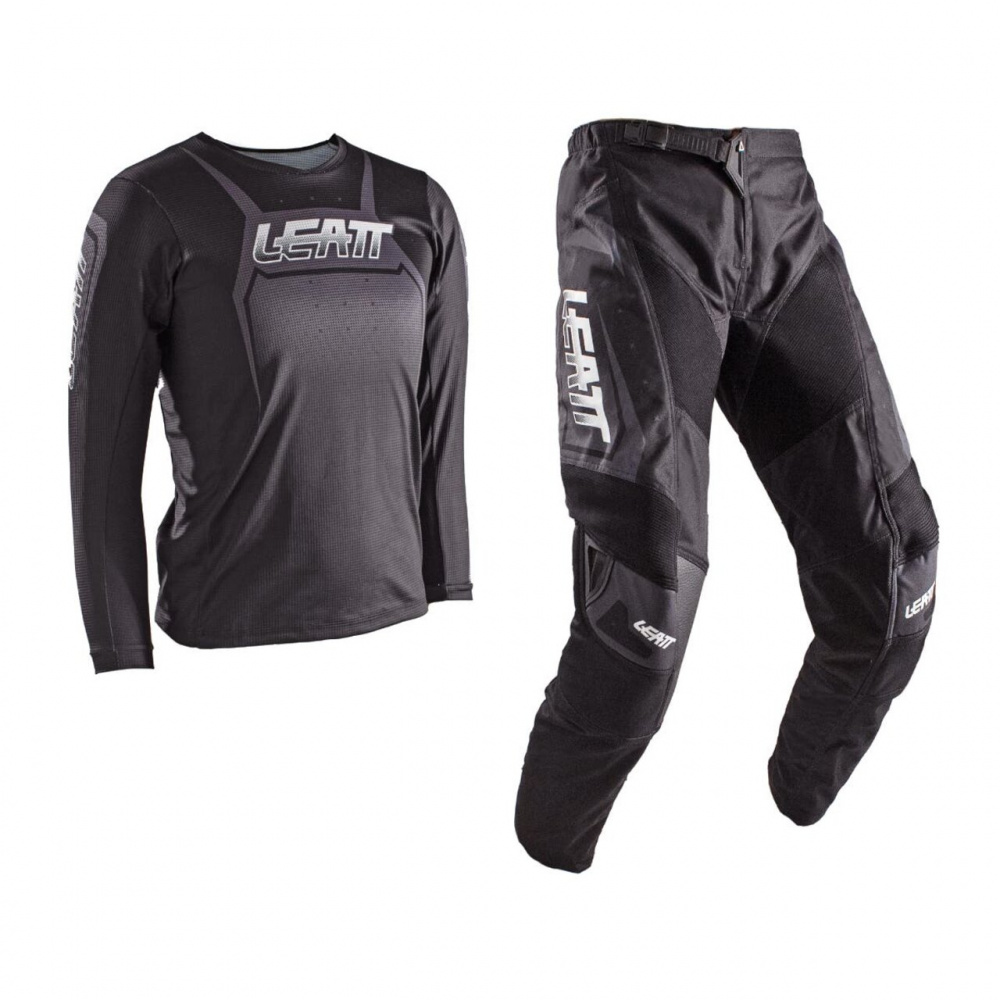 Комплект мотоджерси/мотоштаны подростковый Leatt 3.5 Ride Kit (Black, S, 2025 (5025450202))