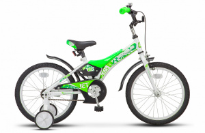 18" Велосипед Stels Jet 10 рама (белый/салатовый)																																				