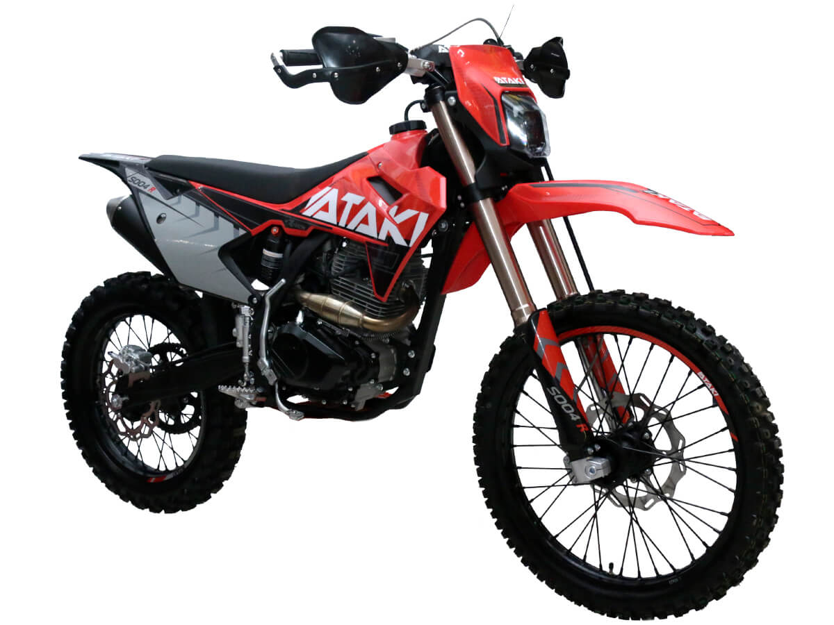 Мотоцикл кроссовый ATAKI S004-R 300 (4T PR300) 21/18 красный