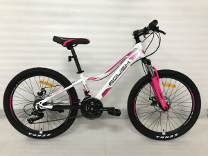  24" Велосипед ROUSH MD230-1 рама 12 (бело-розовый)
