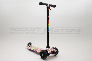 Самокат MICMAX KM-5 (Flowers)