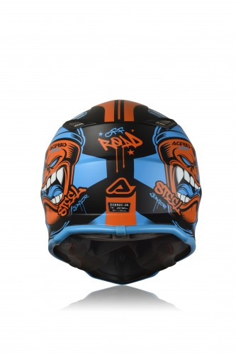 Шлем детский Acerbis IMPACT STEEL JUNIOR Blue/Red, L (51-52)