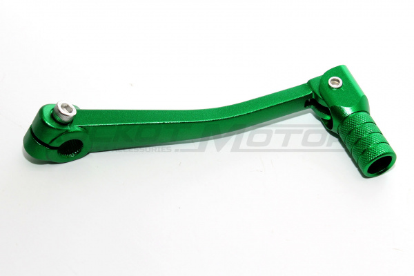 Лапка переключения передач для питбайка (CNC, алюминий, зеленый) ROCKOT PARTS