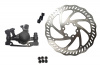  Комплект дискового тормоза RUSH (RADIUS) (машинка+диск 160 mm+болты) 160/180mm (Круглая колодка)