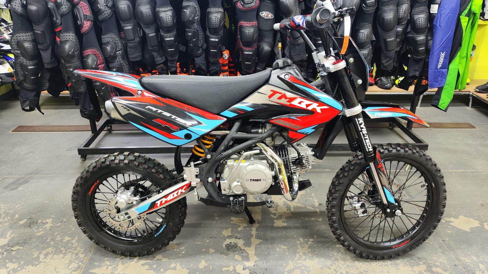 Питбайк Pitster SP2 125 (17/14) Red/Blue