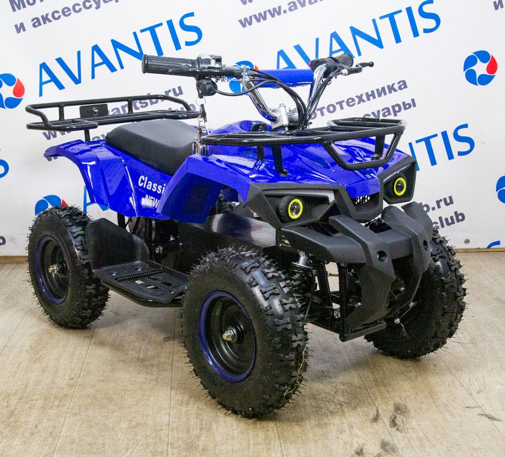Детский квадроцикл (игрушка) ATV CLASSIC E 800W NEW синий