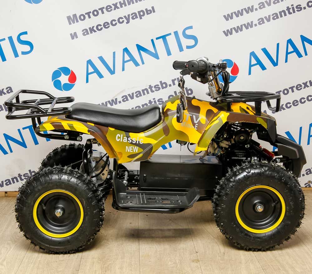 Детский квадроцикл (игрушка) ATV CLASSIC E 800W NEW сафари