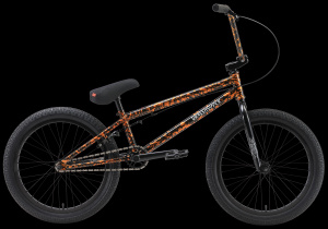 Велосипед TechTeam Grasshoper 20"  оранжево-черный