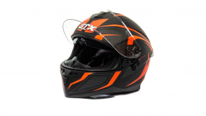 Шлем мото интеграл GTX 5672 (M) #4  BLACK/RED GREY