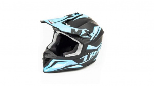 Шлем мото кроссовый GTX 633 (M) #4 BLACK/BLUE