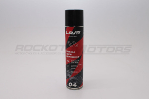 Смазка цепи мотоциклов LAVR MotoLine Road 04 (спрей, дорожная, 0.4л)