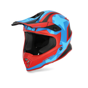 Шлем детский Acerbis IMPACT STEEL JUNIOR Red/Blue, L (51-52)