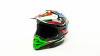 Шлем мото кроссовый HIZER J6803 (M) #6 BLACK/BLUE/GREEN