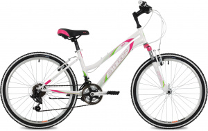24" Велосипед Stinger Latina, р.12, цвет (белый)
