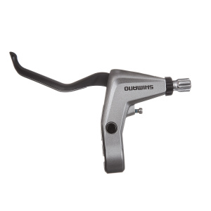 Торм. Ручка Shimano  Alivio, T4000, лев, цв. серебр., v-br под 2 пал.