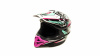 Шлем мото кроссовый HIZER J6803 (S) #5 BLACK/NEON FUCHSIA