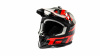 Шлем мото кроссовый GTX 633 (XL) #10 BLACK/RED GREY