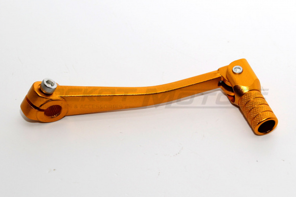 Лапка переключения передач для питбайка (CNC, алюминий, желтый) ROCKOT PARTS