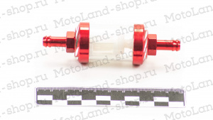 Фильтр топливный CNC красный