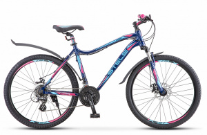 26" Велосипед Stels MISS 6100 MD 17 рама алюм.(Темно-синий) V030