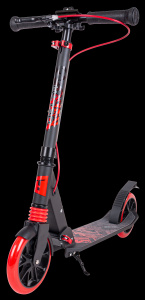 Самокат Delta, BLACK\RED, ЧЕРНО-КРАСНЫЙ 