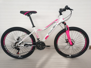  26" Велосипед ROUSH MD230-1 рама 13 (бело-розовый)
