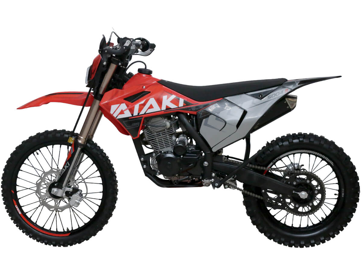 Мотоцикл кроссовый ATAKI S004-R 300 (4T PR300) 21/18 красный