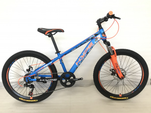  24" Велосипед  HYPE MD300-1 рама 12 (синий матовый)