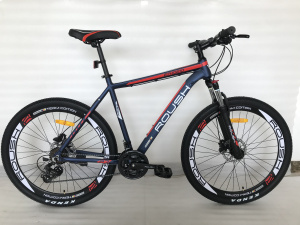  27,5" Велосипед ROUSH HD210 AL PRO-1 рама 21 (синий-красный матовый)