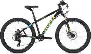 24" Велосипед Stinger Boxxer Evo, р.14, цвет (чёрный)