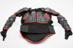 Защита тела (черепаха) ROCKOT Lite (XL, черный/красный)