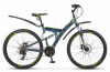 27.5" Велосипед Stels Focus MD 21-sp 19" рама сталь (сер/желт) V010