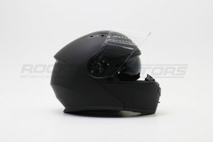 Шлем модуляр с двойным стеклом VEGA PD-158 Solid (M) (черный матовый)