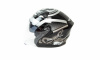 Шлем мото открытый HIZER J228 (M) #2 black/gray