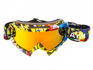 Очки кроссовые AiM (PRO) 157-800 Multicolor Glossy